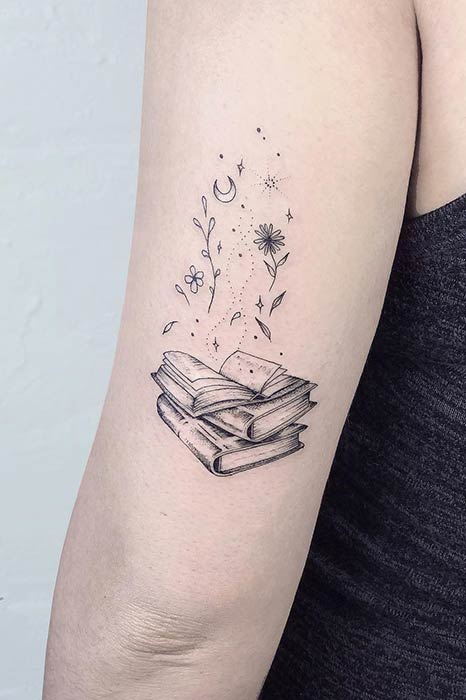 Book Lover’s Tattoo Designs