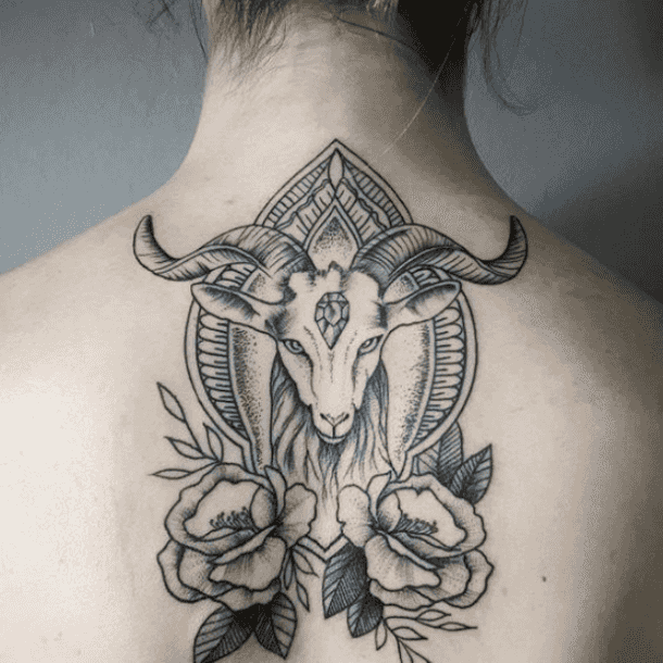 Capricorn Tattoo Art Design