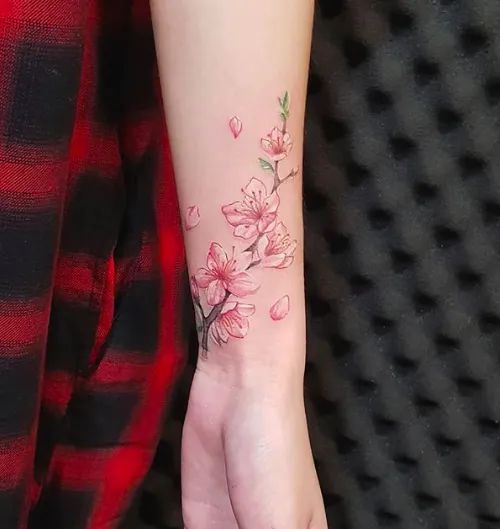 Cherry Blossoms Tattoos for Women