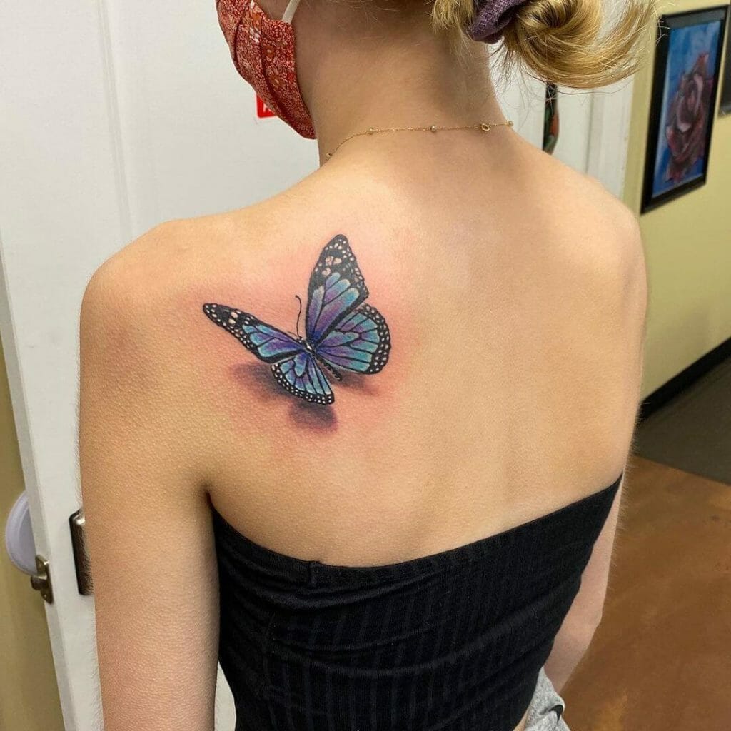 Colourful 3D Tattoos for Women