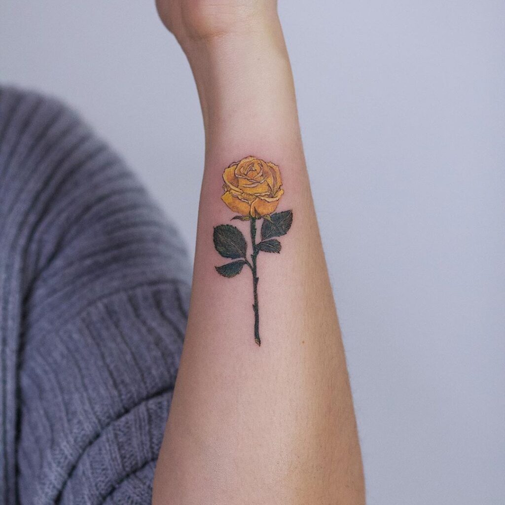 Flower Rose Tattoo Design And Symbols