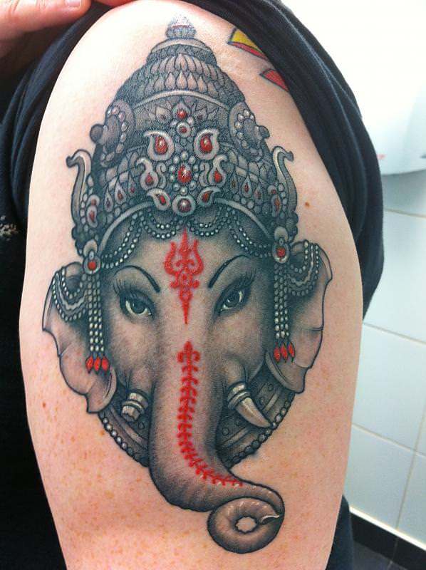 The Head of the Elephant God – Ganesha