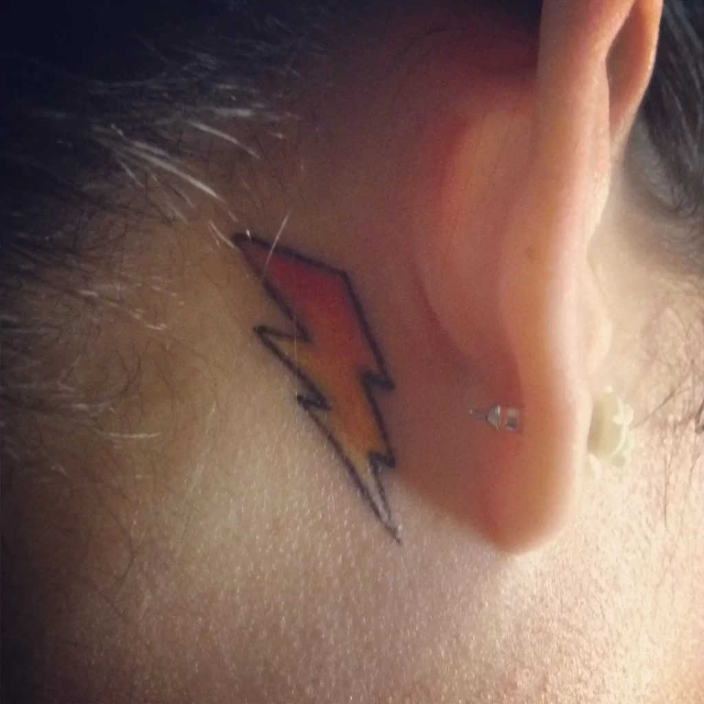 Lighting Thunder Bolt Tattoo