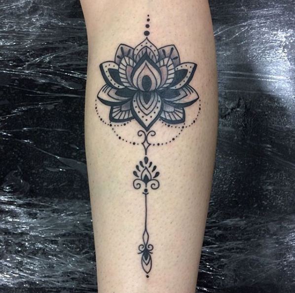 Lotus Flower Tattoo Design