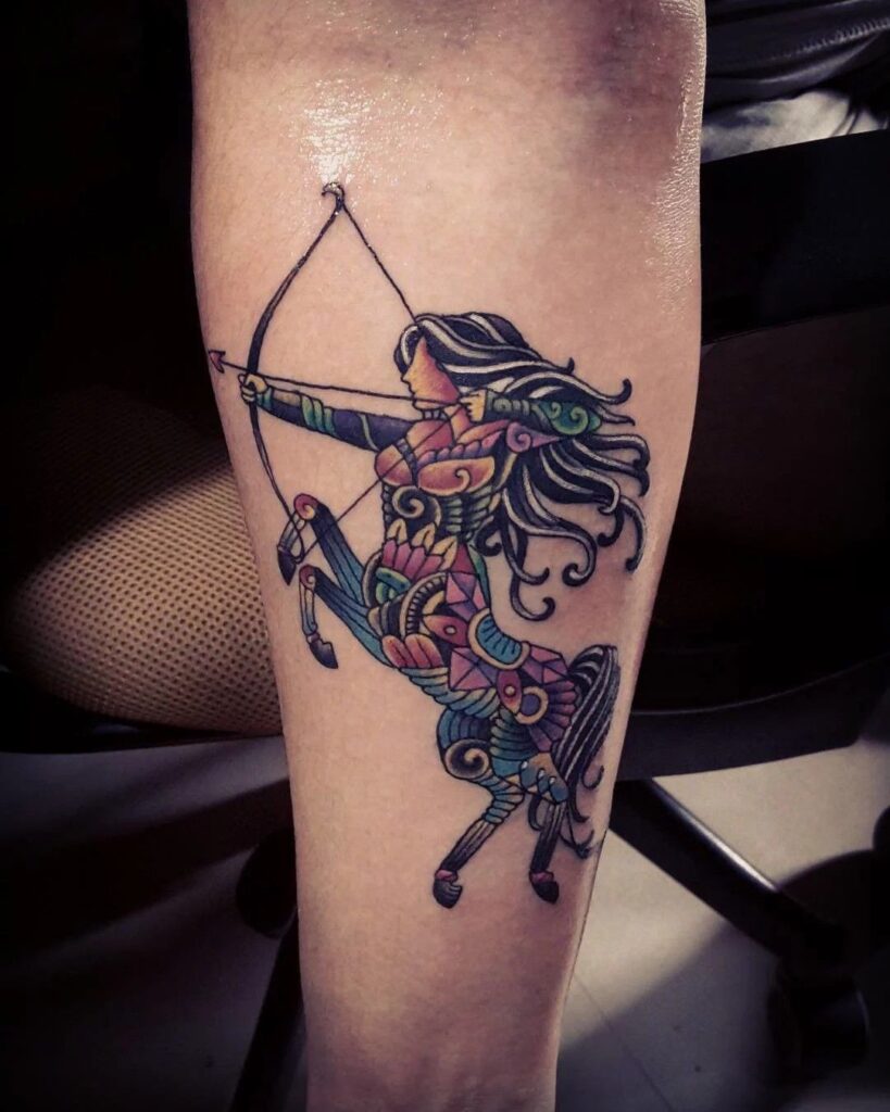 Sagittarius Archer Tattoo Design