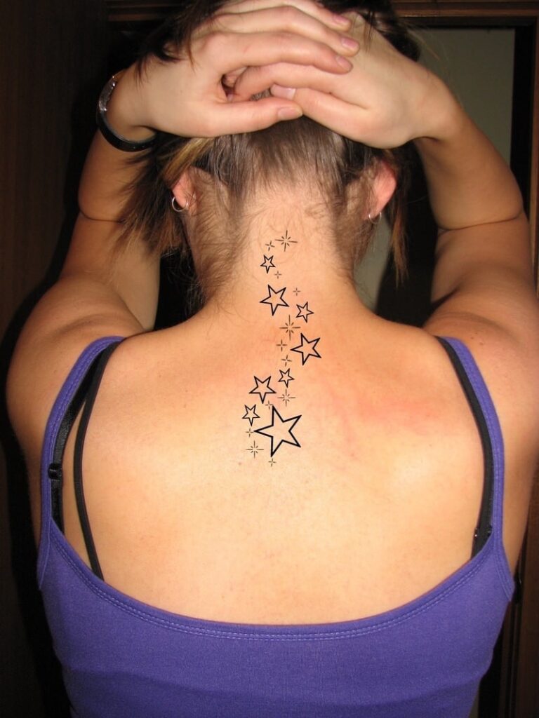 Shine Bright with Simple Star Tattoo Designs