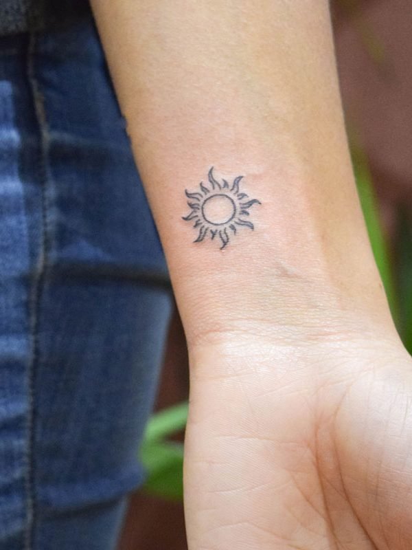 Sun Tattoo Designs with Meanings