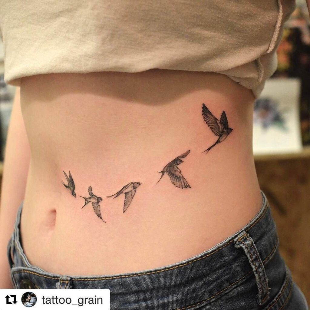 Swallow Tattoo for Couples