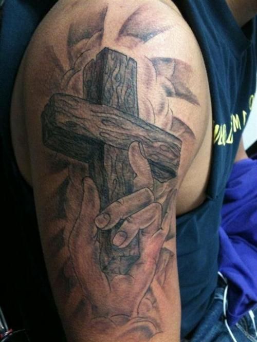 The Holy Cross Tattoo Design for Men & Women