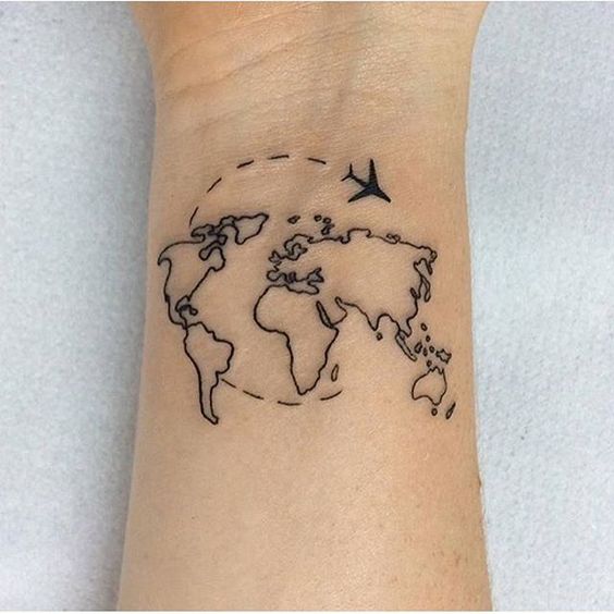 Travel Tattoo Design